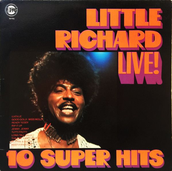 Little Richard – Little Richard Live! 10 Super Hits (VG+, LP, Open Shrink, ERA Records – NV100)