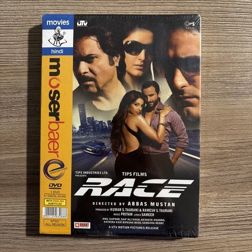 Race (2008) (DVD) Hindi with English Subtitles) Saif Ali Khan, Katrina Kaif, Bipasha Basu