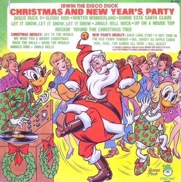 Irwin The Disco Duck – Christmas And New Year's Party (G+, 1977, LP, Peter Pan Records – 8203)