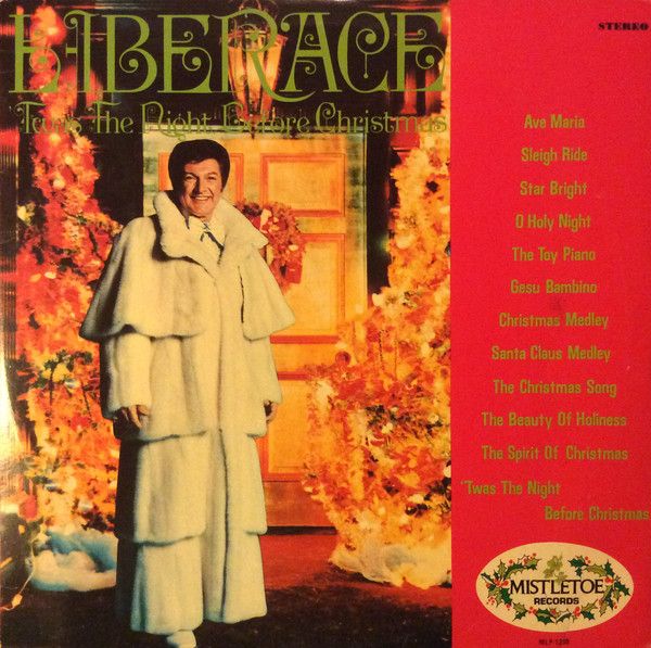 Liberace – 'Twas The Night Before Christmas (VG+, 1978, LP, Mistletoe Records – MLP-1208)