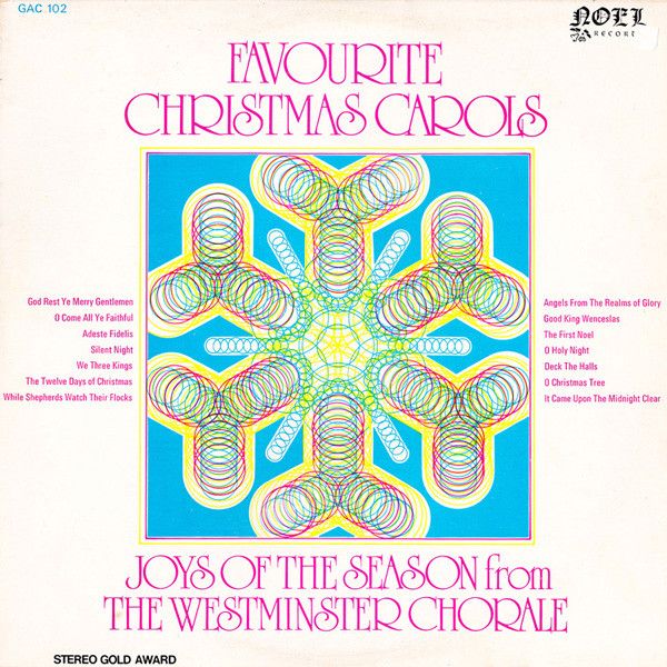 The Westminster Chorale – Favourite Christmas Carols: Joys Of The Season From The Westminster Chorale (VG, LP, Noel Records – GAC 102)