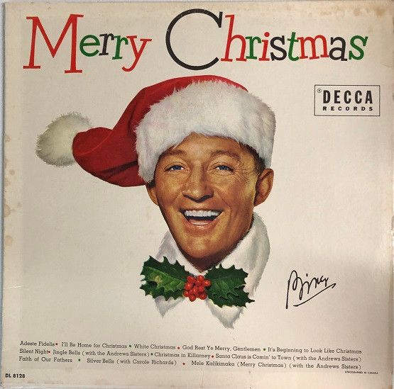 Bing Crosby – Merry Christmas (VG, 1955, LP, Mono, Decca – DL 8128)