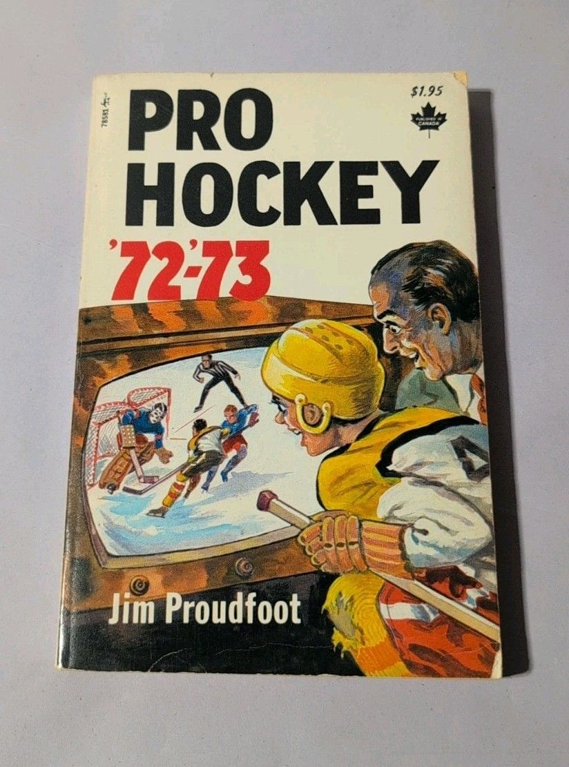 Proudfoot, Jim (796.962) Pro Hockey 72-73 (1972, Pocket Book Edition)