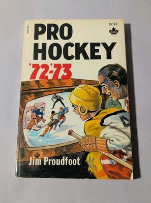 Proudfoot, Jim (796.962) Pro Hockey 72-73 (1972, Pocket Book Edition)