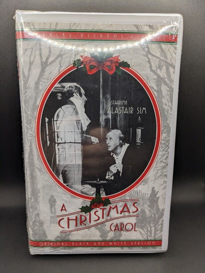 A Christmas Carol (1951) (VHS 9645) Alastair Sim Clamshell