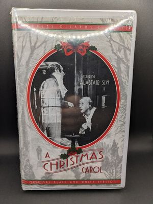 A Christmas Carol (1951) (VHS 9645) Alastair Sim Clamshell