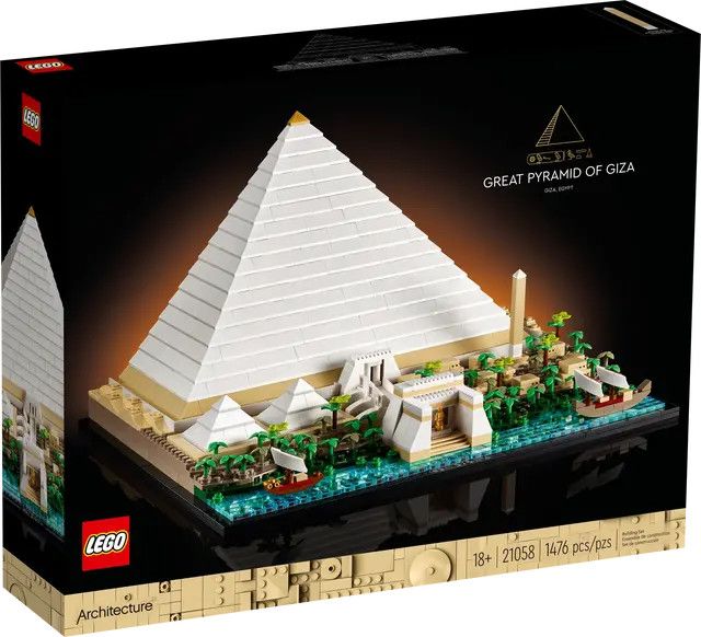 21058 - ARCHITECTURE - Great Pyramid of Giza - 1476pcs
