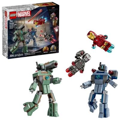 76320 - MARVEL - Iron Man &amp; War Machine vs. Hammer Drones - 204pcs