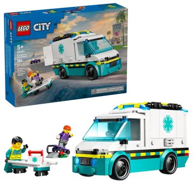 60451 - CITY - Emergency Ambulance - 184pcs