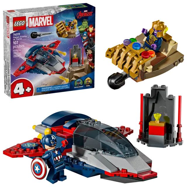 76319 - MARVEL - Captain America vs. Thanos - 107pcs
