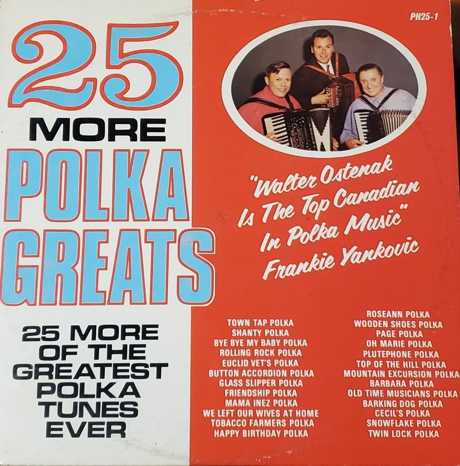Walter Ostanek – 25 More Polka Greats (G, LP, Arc Records – PH25-1)