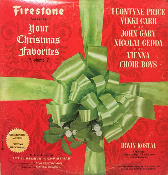 Firestone Presents Your Christmas Favorites Volume 7 (G+, 1968, LP, Forrell &amp; Thomas, Inc. – CSLP 7015)