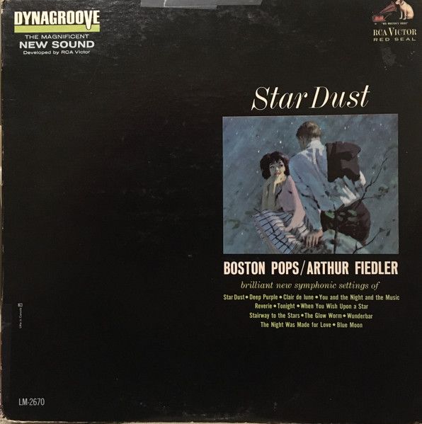 Arthur Fiedler / Boston Pops – Star Dust (VG, 1963, LP, Mono, RCA Victor Red Seal – LM-2670)