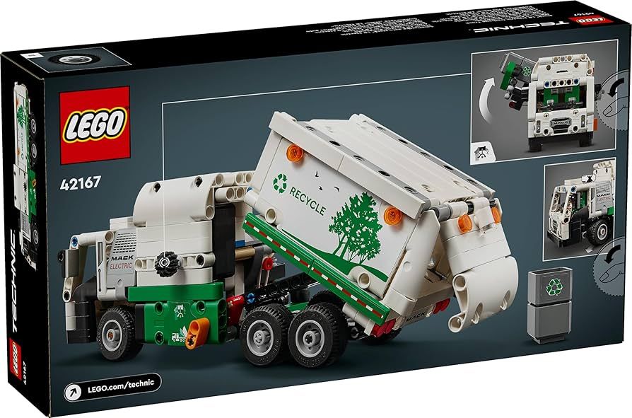 42167 - TECHNIC - Mack LR Electric Garbage Truck - 503pcs