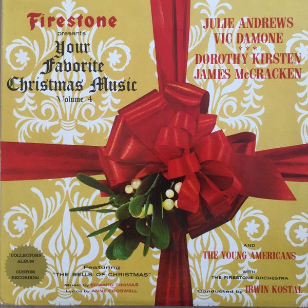 Firestone Presents Your Favorite Christmas Music Volume 4 (VG, 1965, LP, Mono, Forrell &amp; Thomas, Inc. – 6V-40)
