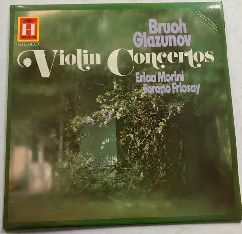 Erica Morini  – Bruch / Glazounov Violin Concertos (VG, LP, Heliodor – 2548 170)