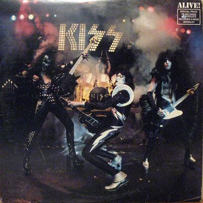 Kiss - Alive! (VG, 1975, 2LP, No Booklet, Casablanca – NBLP 7020-2)