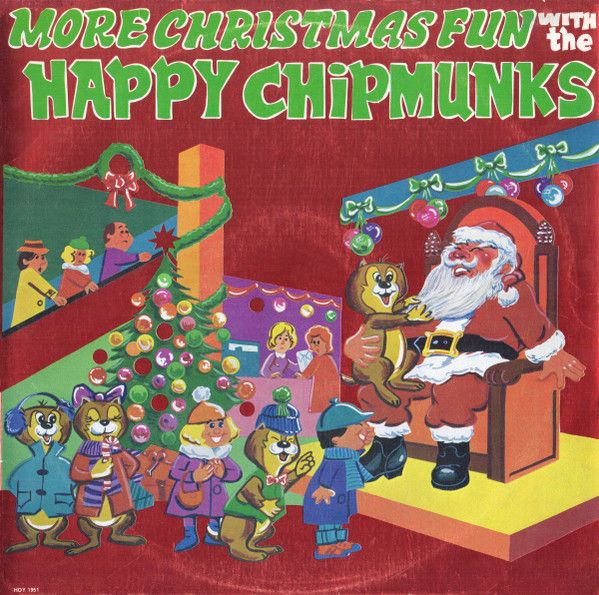 The Happy Chipmunks – More Christmas Fun With The Happy Chipmunks (VG+, 1982, LP, Open Shrink, Holiday Records – HDY-1951, Canada)