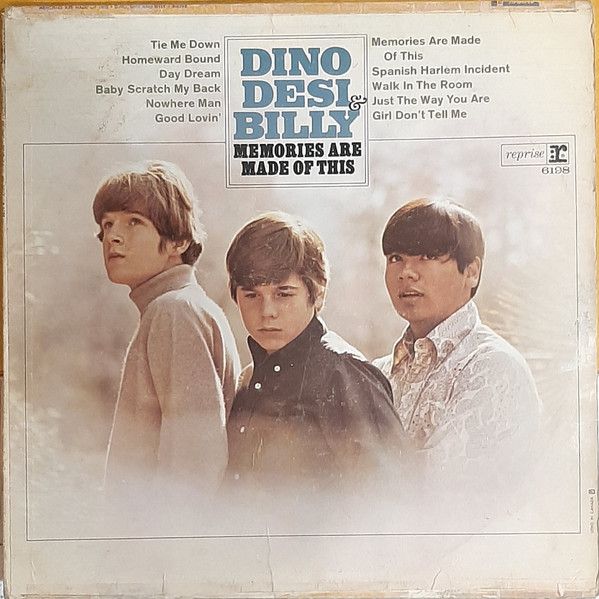 Dino, Desi &amp; Billy – Memories Are Made Of This (G+, 1966, LP, Mono, Reprise Records – R 6198)