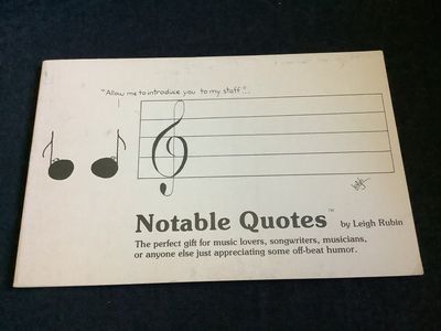 Rubin, Leigh (817) Notable Quotes (Softcover)