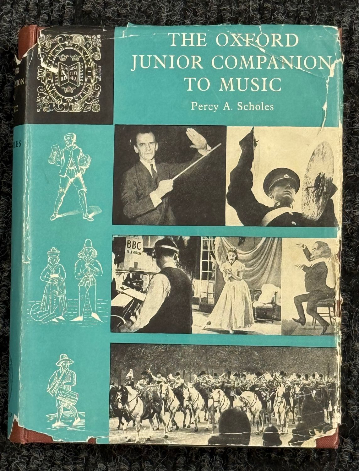 Scholes, Percy A. (780) The Oxford Junior Companion to Music (1955, 2nd Printing, HC)