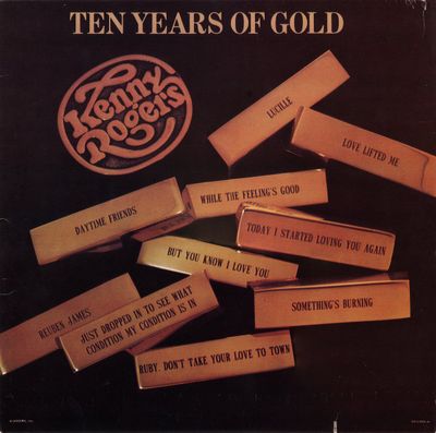 Kenny Rogers – Ten Years Of Gold (VG, 1977, LP, United Artists Records – UA-LA835-H)