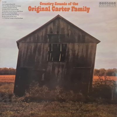 The Carter Family – Country Sounds Of The Original Carter Family (VG, 1967, LP, Open Shrink, Harmony – HL 7422)