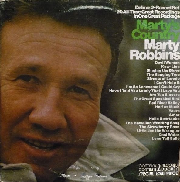 Marty Robbins – Marty's Country (VG, 1969, 2LP, Gatefold Cover, Columbia – GP 15)
