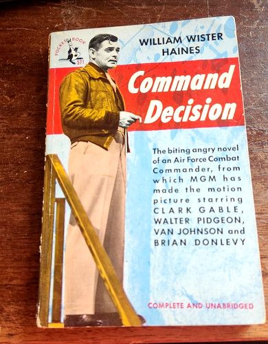 Haines, William (War) Command Decision (1949, Pocket Book PB)