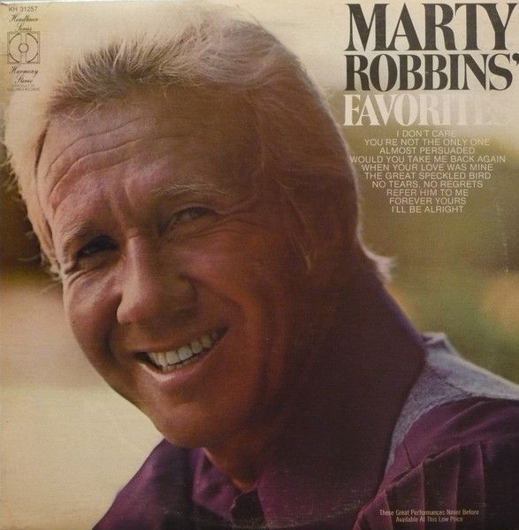 Marty Robbins – Marty Robbins' Favorites (VG, 1972, LP, Harmony – KH 31257)