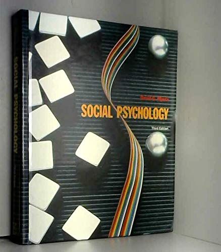Myers, David G. (150) Social Psychology, 3rd Edition (1990, HC)