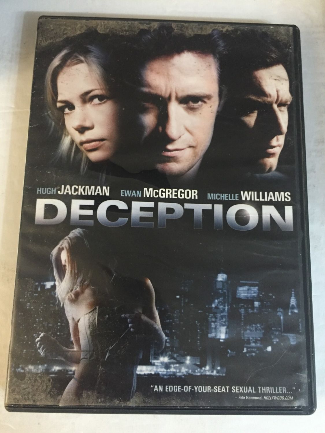 Deception (2008) Hugh Jackman, Michelle Williams (DVD)