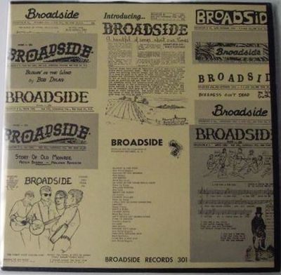 Various / Folkway Records – Broadside Ballads Vol. 1 (G+, 1964, LP, Broadside Records – BR 301)