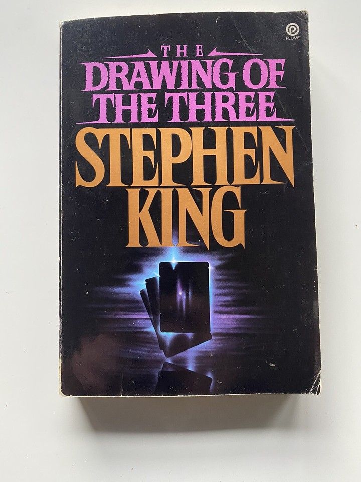 King, Stephen (FA) The Dark Tower #2 The Drawing of the Three (1987, 1st Plume Paperback, TP)