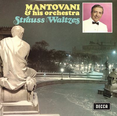 Mantovani &amp; His Orchestra – Strauss Waltzes (VG+, 1969, LP, Stereo, Decca – SKL 4010)