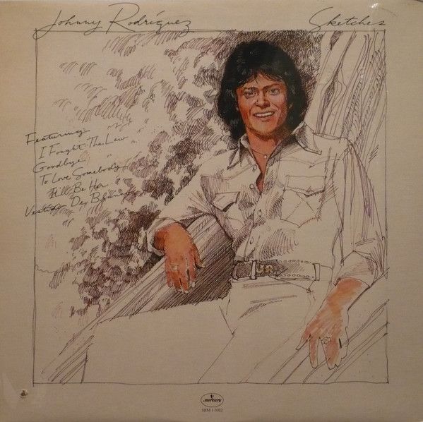 Johnny Rodriguez – Sketches (VG, 1979, LP, Mercury – SRM-1-5022)