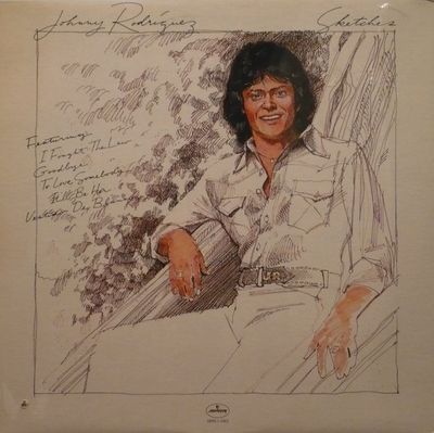 Johnny Rodriguez – Sketches (VG, 1979, LP, Mercury – SRM-1-5022)