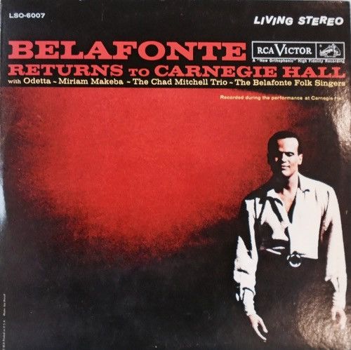 Harry Belafonte – Belafonte Returns To Carnegie Hall (VG, 1960, 2LP, Classic Records – LSO-6007)