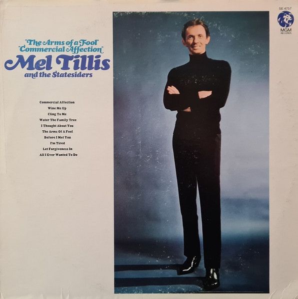 Mel Tillis And The Statesiders – The Arms Of A Fool / Commercial Affection (VG, 1971, LP, MGM Records – SE4757)