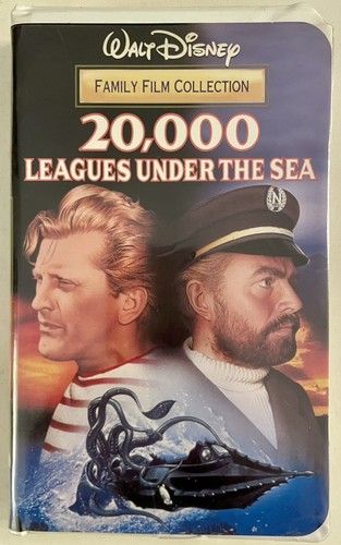 Walt Disney 20,000 Leagues Under The Sea (1954) (VHS, 4131, Clamshell)