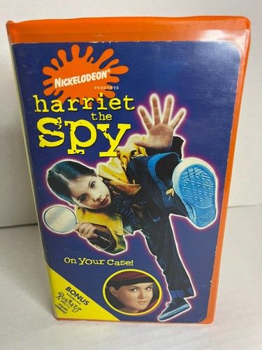 Harriet the Spy (1996) (VHS 32575, Nickelodeon Orange Clamshell) Michelle Trachtenberg