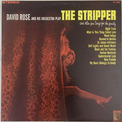 David Rose And His Orchestra – The Stripper And Other Fun Songs For The Family (VG+, 1962, LP, MGM Records – SE 4062 D))