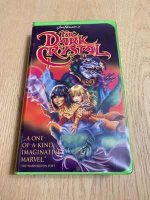 The Dark Crystal (1982) (VHS, 2596, Green Clamshell) Jim Henson's