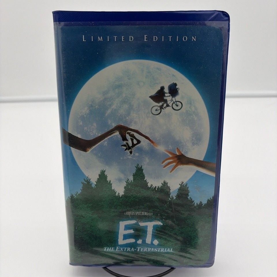 E.T. The Extra-Terrestrial (1982) (VHS, 60354, Limited Edition, White Clamshell)