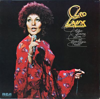 Cleo Laine – Cleo Laine Live!!! At Carnegie Hall (VG, 1974, LP, RCA Victor – LPL1-5015)