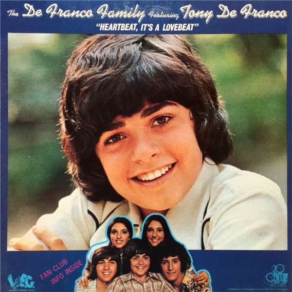 The DeFranco Family – Heartbeat- It's A Lovebeat (VG, 1973, LP, 20th Century Records – 9209-422)