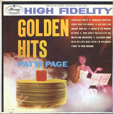 Patti Page – Golden Hits (G, 1960, LP, Mercury – MG-C20495)