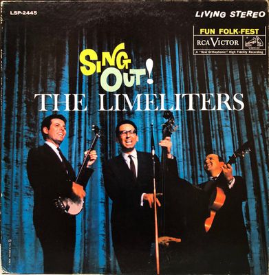 The Limeliters – Sing Out! (VG, 1962, LP, RCA Victor – LSP-2445)