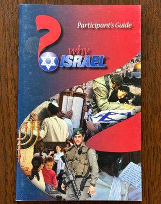 Christians For Israel Canada (220.2) Why Israel: Participant's Guide (Staple Bound)