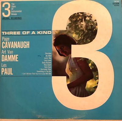 Art Van Damme / Les Paul / Page Cavanaugh – Three Of A Kind (VG, 1965, LP, Design Records – DLP-905)